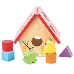 Le Toy Van giocattolo educativo in legno casetta degli uccelli forme