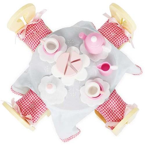 Le Toy Van sala da pranzo casa delle bambole Daisylane set mobili in legno FSC 100%