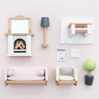 Le Toy Van soggiorno casa delle bambole Daisylane set mobili in legno FSC 100%-2
