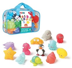 Ludi giocattolo da bagno spruzzatori animali marini set 12 pezzi
