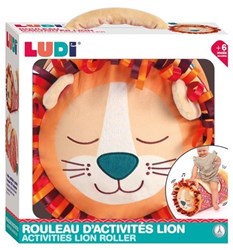 Ludi giocattolo per bambini rullo attività leone gonfiabile sensoriale