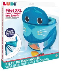 Ludi rete da bagno XXL tricheco - rete porta giochi da bagno multicolore