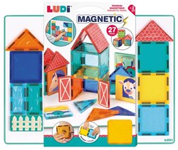 Ludi pannello di costruzione magnetico set da costruzione - 27 pezzi giocattolo magnetico