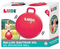 Ludi palla saltellante XXL rossa - giocattolo palla saltellante per bambini 55 cm