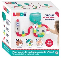 Ludi pista d'acqua giocattolo da bagno circuito d'acqua per bambini multicolore