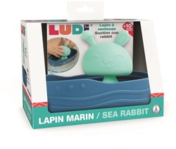 Ludi giocattolo da bagno con coniglio marino barca in silicone per bambini