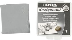 Lyra gommapane grigia in scatola - gomma flessibile e modellabile