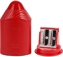 Lyra temperamatite multicolore con contenitore per matite