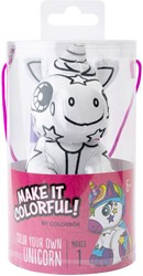 American Crafts set creativo peluche unicorno colora il tuo peluche