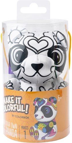 American Crafts set creativo panda di peluche colora il tuo peluche