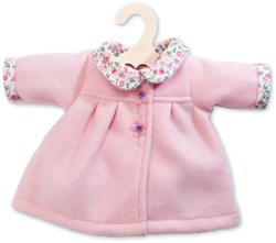 Heless cappotto per bambole giacca invernale con colletto 28-35 cm - vestiti bambola rosa