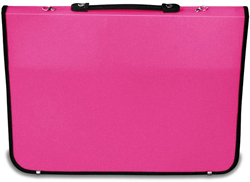 Mapac cartella portfolio A3 rosa - valigetta artistica con tracolla