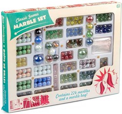 Tobar set di biglie giocattolo - biglie di vetro colorate per bambini