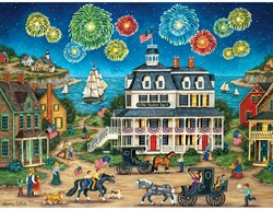 Master Pieces puzzle Heartland Collection Fireworks Finale 550 pezzi