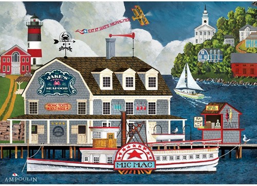 Master Pieces puzzle Heartland Collection Mimac Pier 500 pezzi