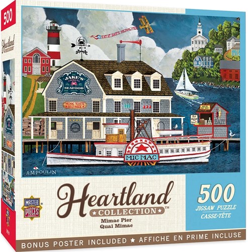 Master Pieces puzzle Heartland Collection Mimac Pier 500 pezzi-2