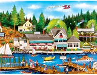 Master Pieces puzzle Homegrown Roche Harbor 750 pezzi divertimento puzzle