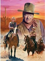 Master Pieces puzzle John Wayne cowboy puzzle 1000 pezzi