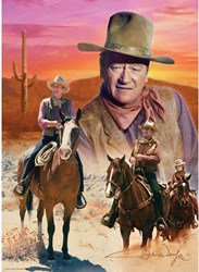 Master Pieces puzzle John Wayne cowboy puzzle 1000 pezzi