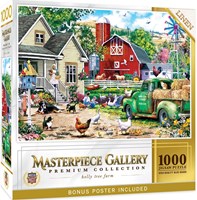 Master Pieces puzzle Holly Tree Farm - puzzle 1000 pezzi adulti-2