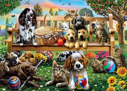 Master Pieces puzzle Meetup at the Park 1000 pezzi divertimento assicurato