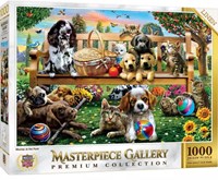 Master Pieces puzzle Meetup at the Park 1000 pezzi divertimento assicurato-2