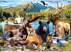 Master Pieces puzzle National Parks Rocky Mountain 500 pezzi