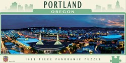 Master Pieces puzzle Portland Oregon - 1000 pezzi panoramico