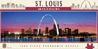 Master Pieces puzzle Saint Louis Missouri - 1000 pezzi panoramico