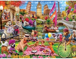 Master Pieces puzzle - pezzi XXL - Dog Gone Days - 300 pezzi cartone