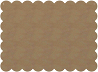 Gomille figura biscotto MDF decorazione creativa 58 cm giocattolo creativo