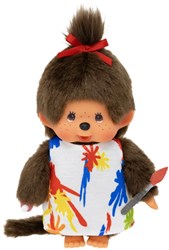 Bambola Monchhichi artista ragazza 20cm - regalo giocattolo creativo