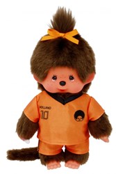 Bambola Monchhichi calcio ragazza 20cm - bambola peluche giocattolo