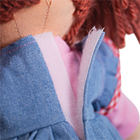 BigJigs bambola di stoffa Melody - morbida bambola coccolosa 34 cm per bambini-3