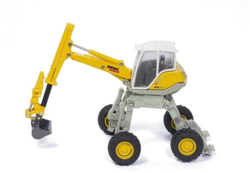 Siku Menzi Muck escavatore 1:50 giallo metallo plastica regolabile-2