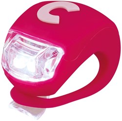Micro luce LED deluxe rosa - illuminazione per monopattino e bici