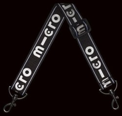 Micro tracolla riflettente - Nero