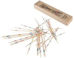 Planet Happy Mikado gioco in legno mini box 18 cm - gioco di abilità