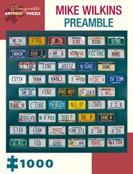 Pomegranate puzzle Mike Wilkins - Preamble - puzzle 1000 pezzi