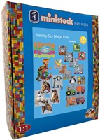 Ministeck mosaico Set Famiglia Mega Fun - XXL Box - 4000 pezzi