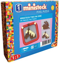 Ministeck giocattolo mosaico Mini Frames cavallo coniglio - scatola piccola