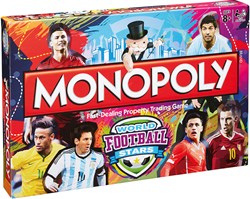 Hasbro Monopoly gioco da tavolo edizione World Football Stars gioco di calcio