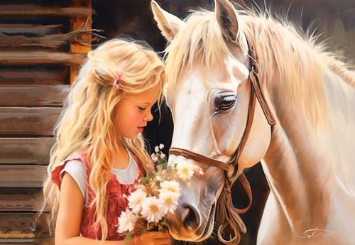 Castorland puzzle My Friend Horse - 1000 pezzi puzzle