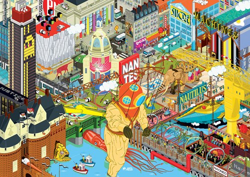 Grafika puzzle Nantes - 1000 pezzi rompicapo