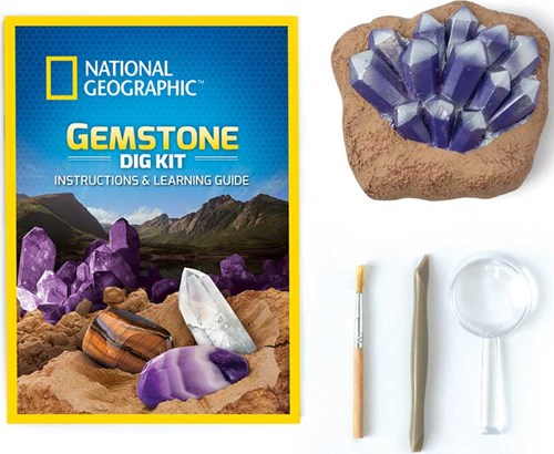 Bandai set di scavo di gemme - Giocattolo educativo National Geographic-2