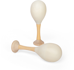 BigJigs strumento musicale in legno maraca giocattolo naturale