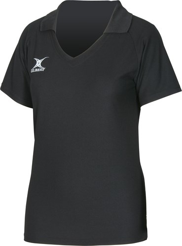 Gilbert maglia netball donna Blaze Wmn nera taglia 8 abbigliamento sportivo