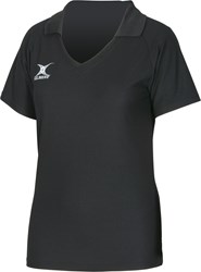 Gilbert Maglia Netball Blaze donna - taglia 12 - nero sportivo