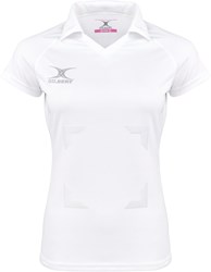 Gilbert maglia netball Eclipse Hook and Loop donna W 6 bianco sport