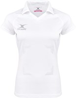 Gilbert maglia netball donna velcro W 10 bianca poliestere sport